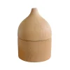 Moudhome - Rustic keramik krukke med låg - 14,5 cm