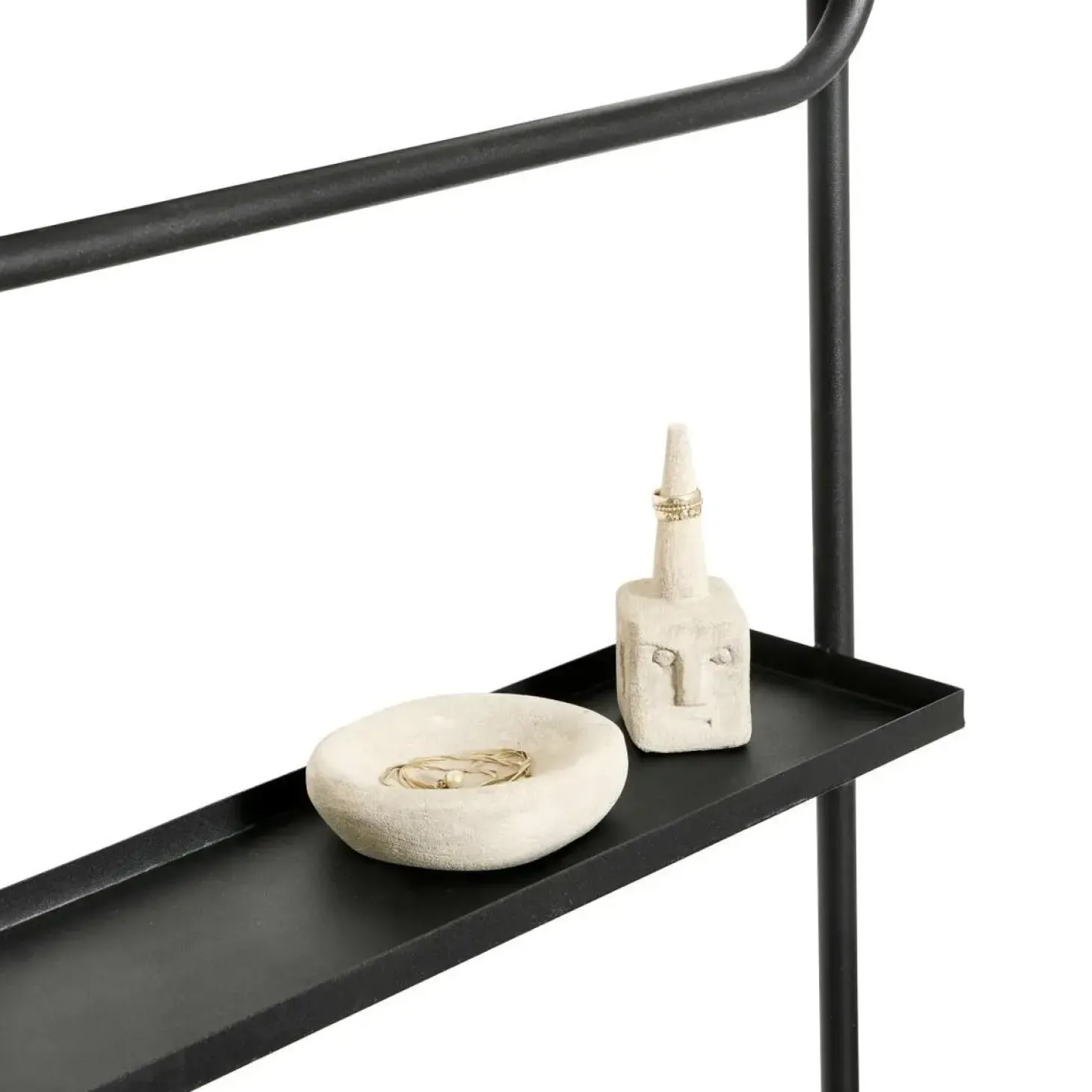 Muubs - Copenhagen spejl m. hylder - B: 60 cm, H: 120 cm, D: 22 cm