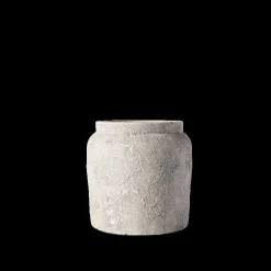 Muubs - Krukke Luna Grey, 28x28 cm - Grå - Terrakotta