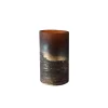 Muubs - Vase Lana 25 - Brown/Gold - Ø14 x H25 cm
