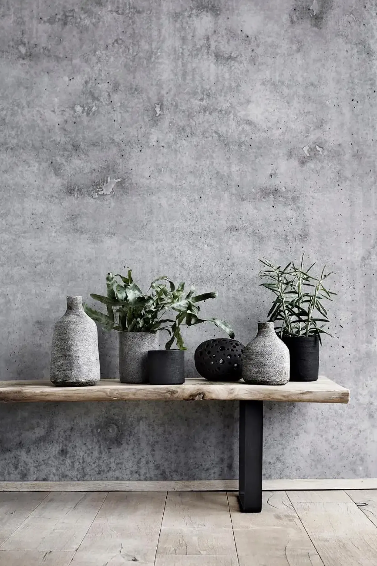 Muubs - Vase - Stain - Small - Grå/Brun