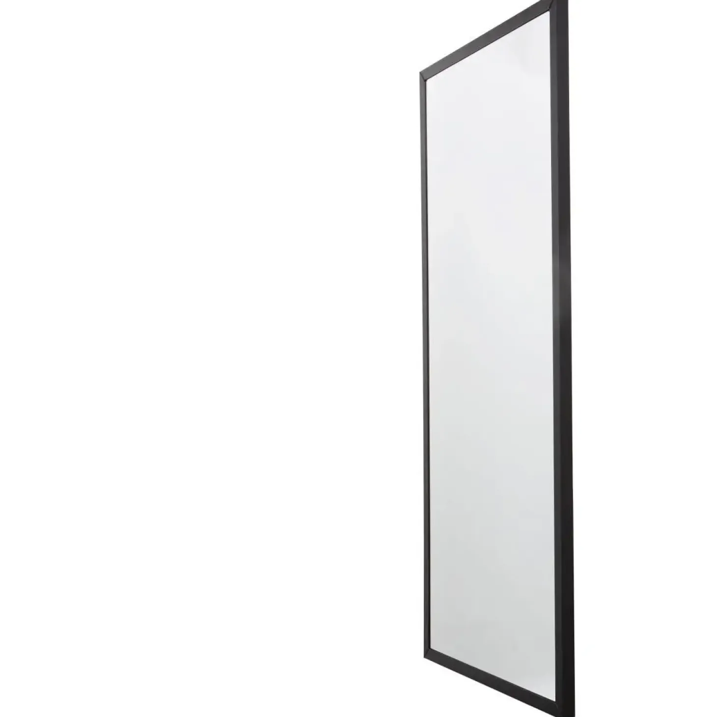 Muubs - Vægspejl Washington L - Jern/Glas. : 90x 200 cm. Sort kant