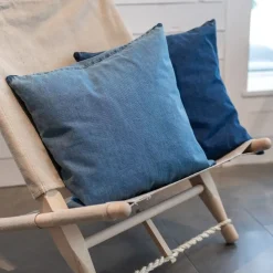 Never - Pudebetræk - Denim - Denim Blue - 60x60 cm