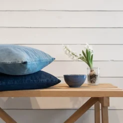 Never - Pudebetræk - Denim - Denim Blue - 50x50 cm
