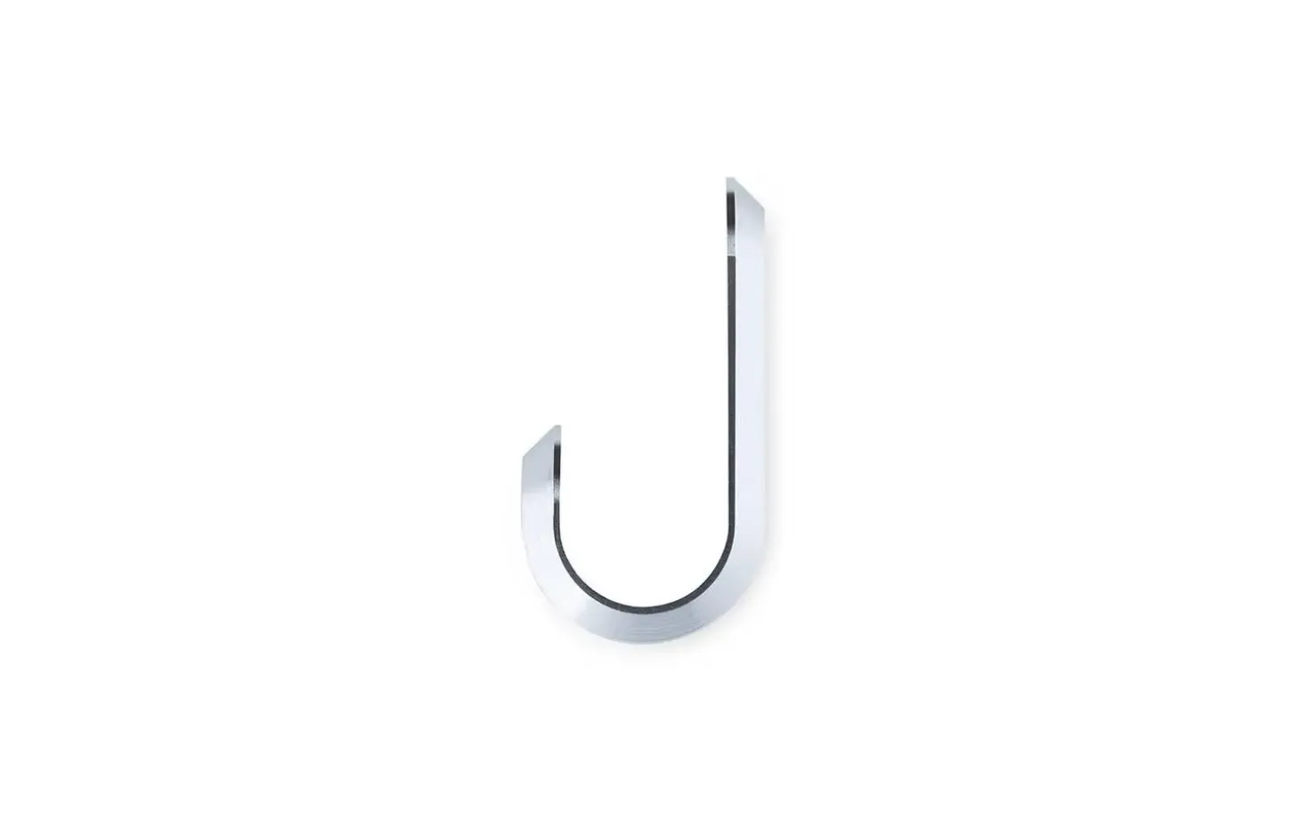 Normann Copenhagen - Curve Mini Knage - sæt med 2 styk - Sølv