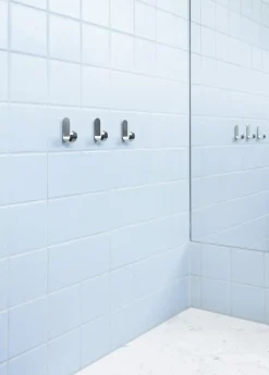 Normann Copenhagen - Curve Mini Knage - sæt med 2 styk - Sølv
