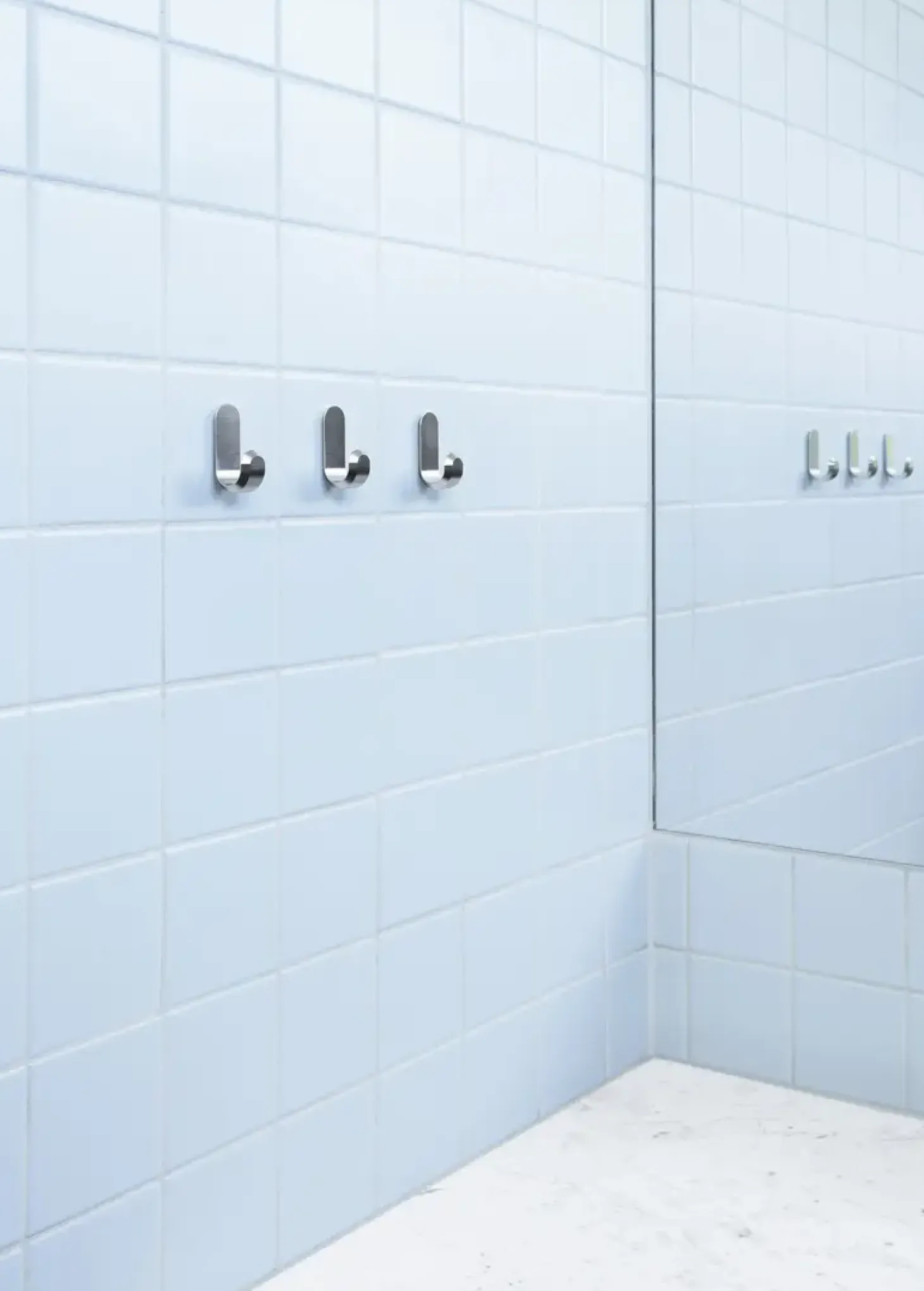 Normann Copenhagen - Curve Mini Knage - sæt med 2 styk - Sølv
