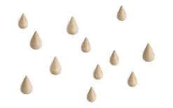 Normann Copenhagen - Dropit Hooks Large - 2 pcs - natur