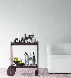 Normann Copenhagen - Flick Rug 200x300 cm - Off White/Burgundy