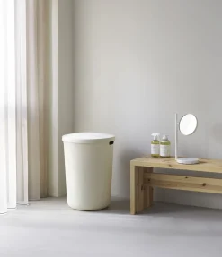 Normann Copenhagen - Hide Laundry Basket Cream
