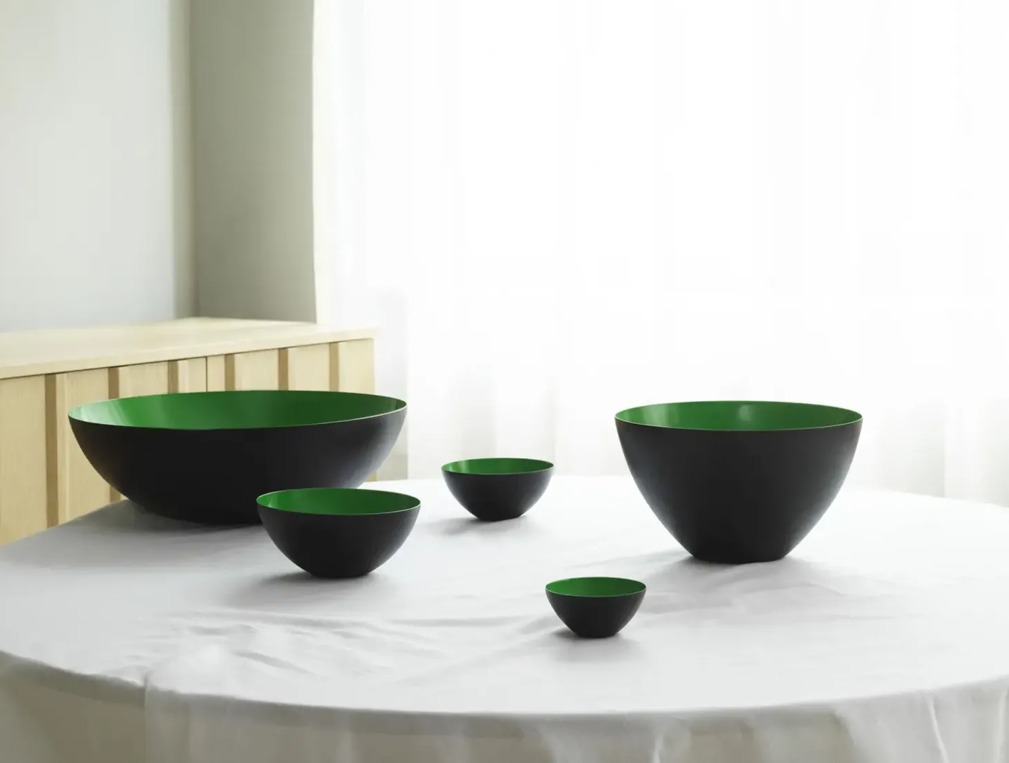 Normann Copenhagen Krenit Skål - Ø 8,4 cm - Grøn