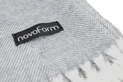 NovoForm - Skagen, plaid - Lysegrå