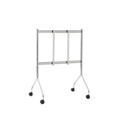 pedestal - TV-Stander - Moon Rollin - Chrome / Krom