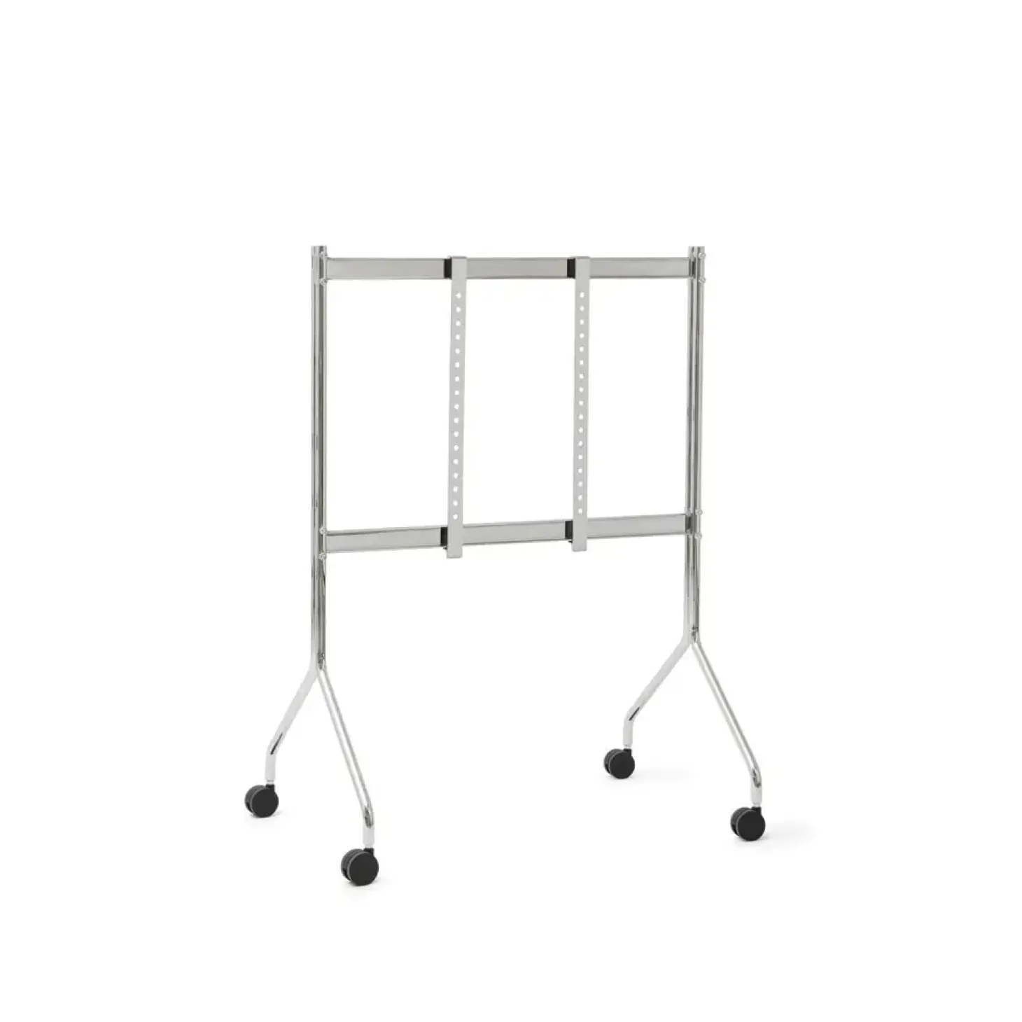 pedestal - TV-Stander - Moon Rollin - Chrome / Krom