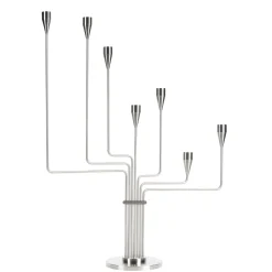 Piet Hein - Karlsvognen MAXI lysestage , H. 130 cm. Rustfrit stål