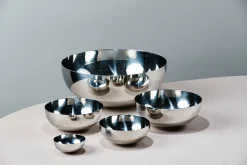 Piet Hein - Skål dia. 18 cm. Rustfrit stål - blank