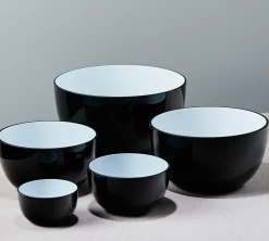 Piet Hein - Skål glas 26 cm - SORT