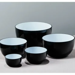 Piet Hein - Skål glas 14 cm - SORT