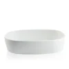 Piet Hein - Superellipsefad porcelain 27*35*7,5 cm - HVID HØJ