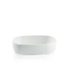 Piet Hein - Superellipsefad porcelain 19*25*6,5 cm - HVID HØJ