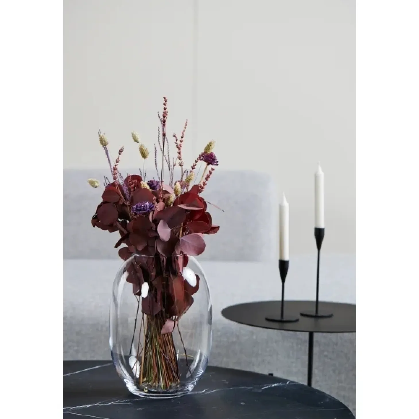 Piet Hein - Vase glas 30 cm - KLAR