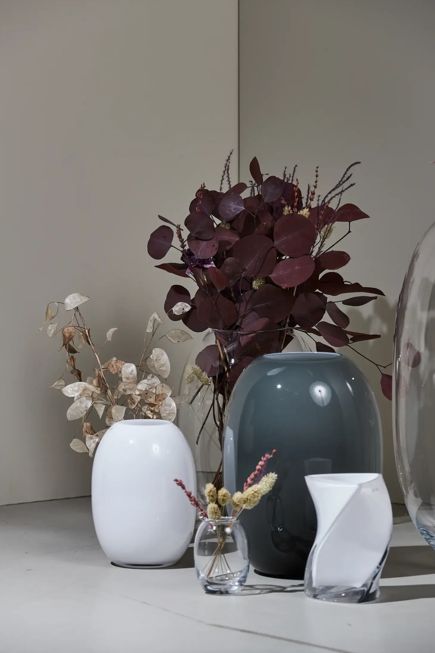 Piet Hein - Vase glas 50 cm - OPAL