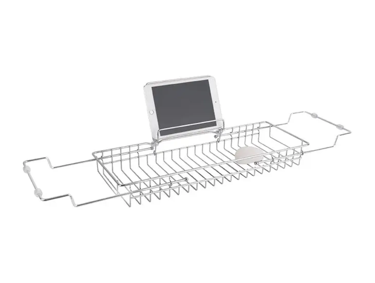 Present time - Bath tub caddy iron chrome