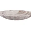 Present time - Bowl Flower large marble brown