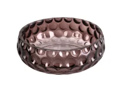 Present time - Bowl Speckles glass small chocolate brown