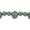 Present time - Candle holder Bubbles straight enamel jungle green