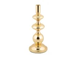 Present time - Candle holder Dazzle large gold plated