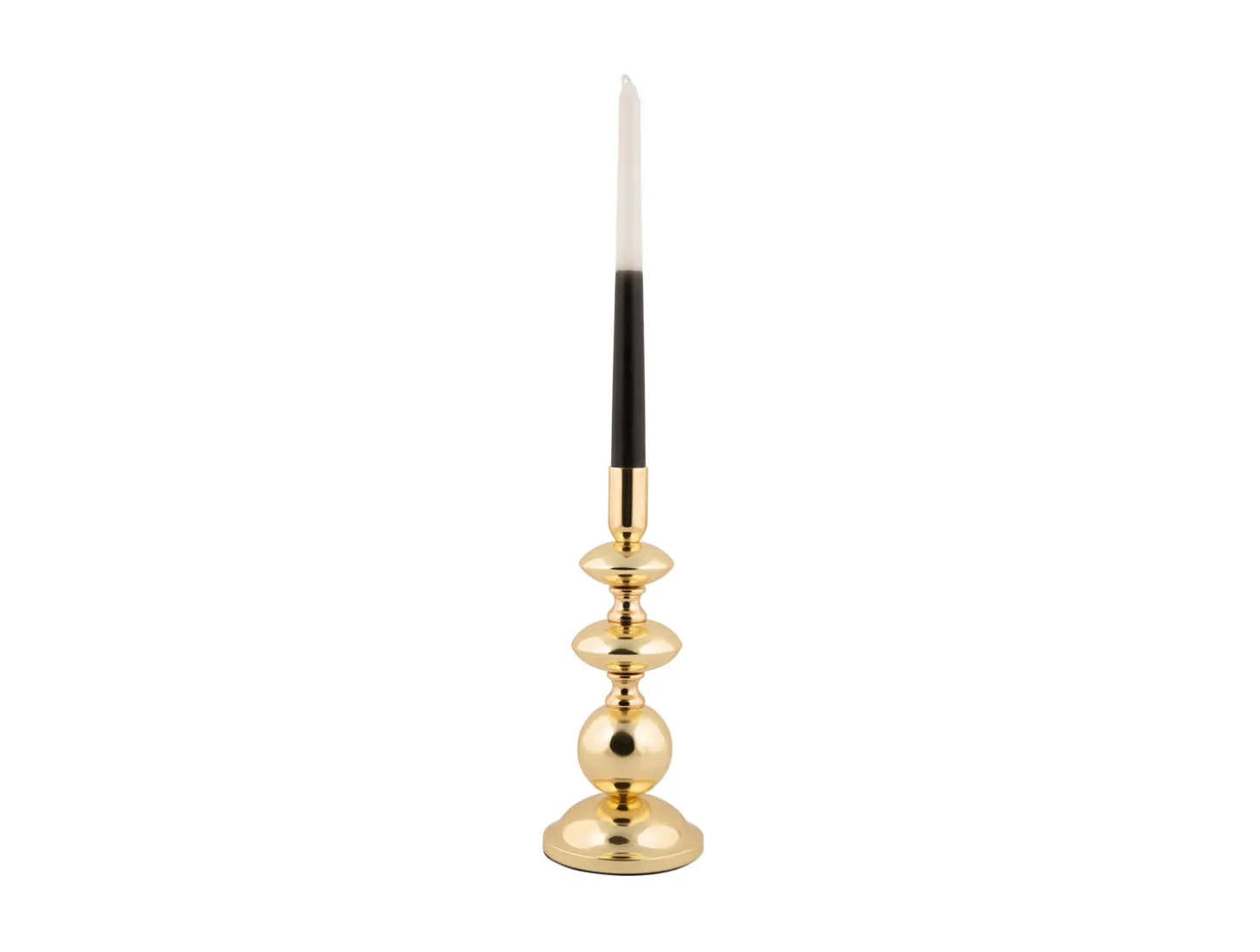Present time - Candle holder Dazzle large gold plated