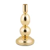Present time - Candle holder Dazzle medium gold plated