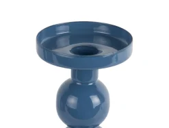 Present time - Candle holder Funky large classic blue