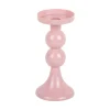 Present time - Candle holder Funky medium soft pink