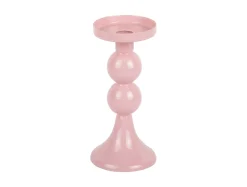 Present time - Candle holder Funky medium soft pink