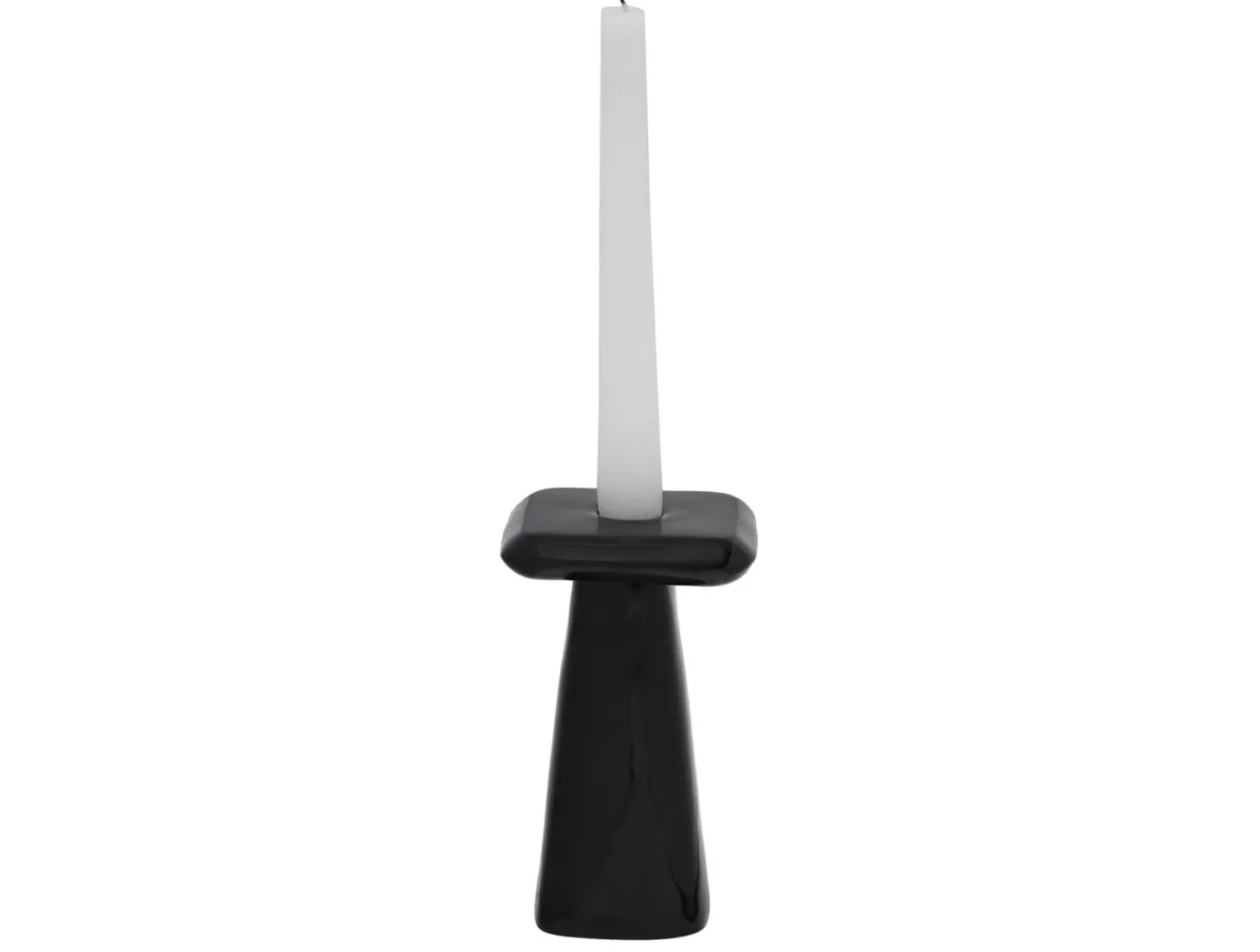Present time - Candle holder Roca large black