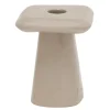 Present time - Candle holder Roca small warm grey