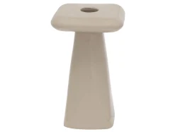 Present time - Candle holder Roca large warm grey