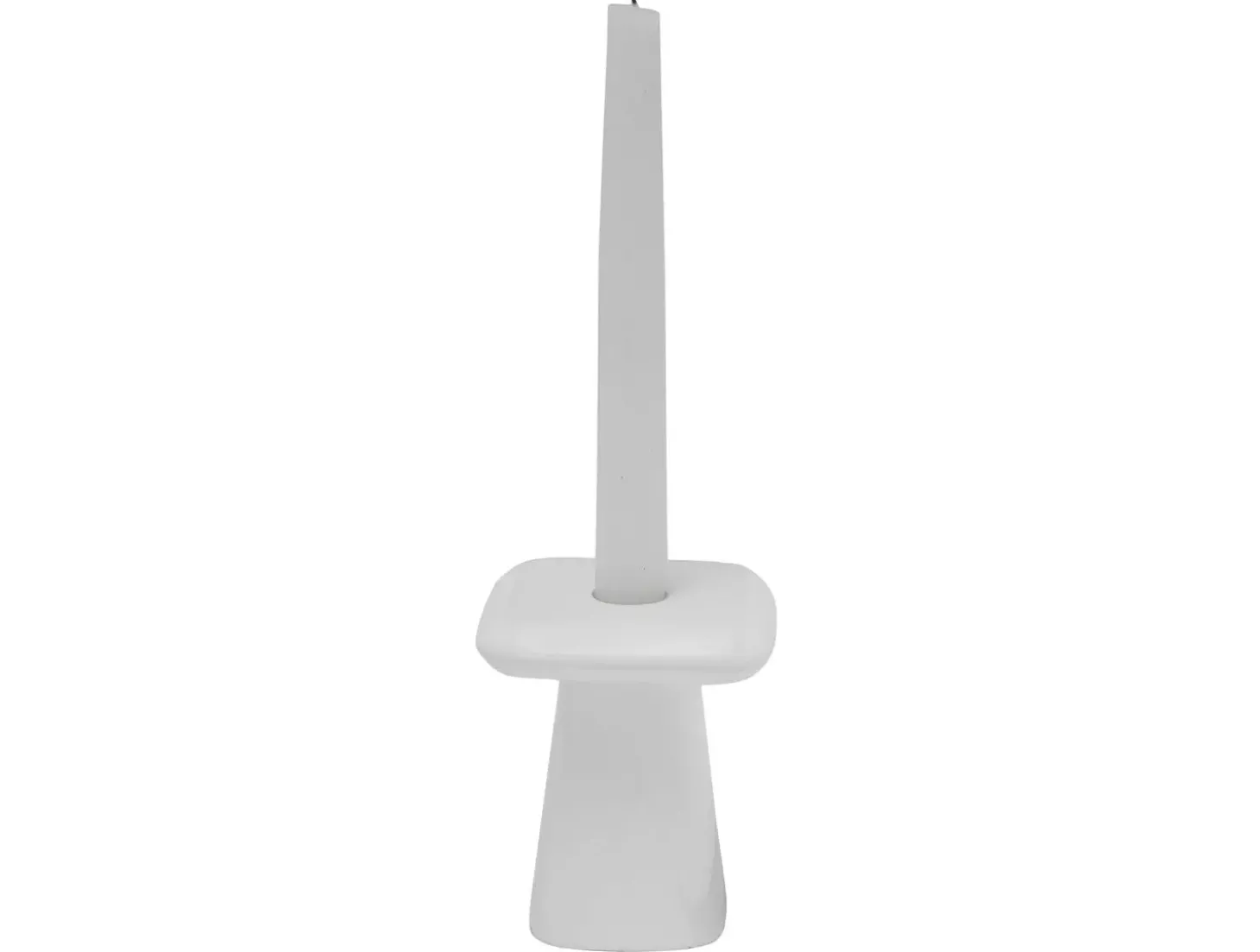 Present time - Candle holder Roca small white