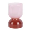 Present time - Candle holder Variado Colores soft pink w. red ochre