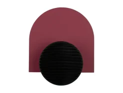 Present time - Coat hanger Single Knob red ochre