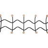 Present time - Coat rack Double Zig Zag black