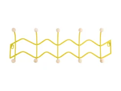 Present time - Coat rack Double Zig Zag bright yellow