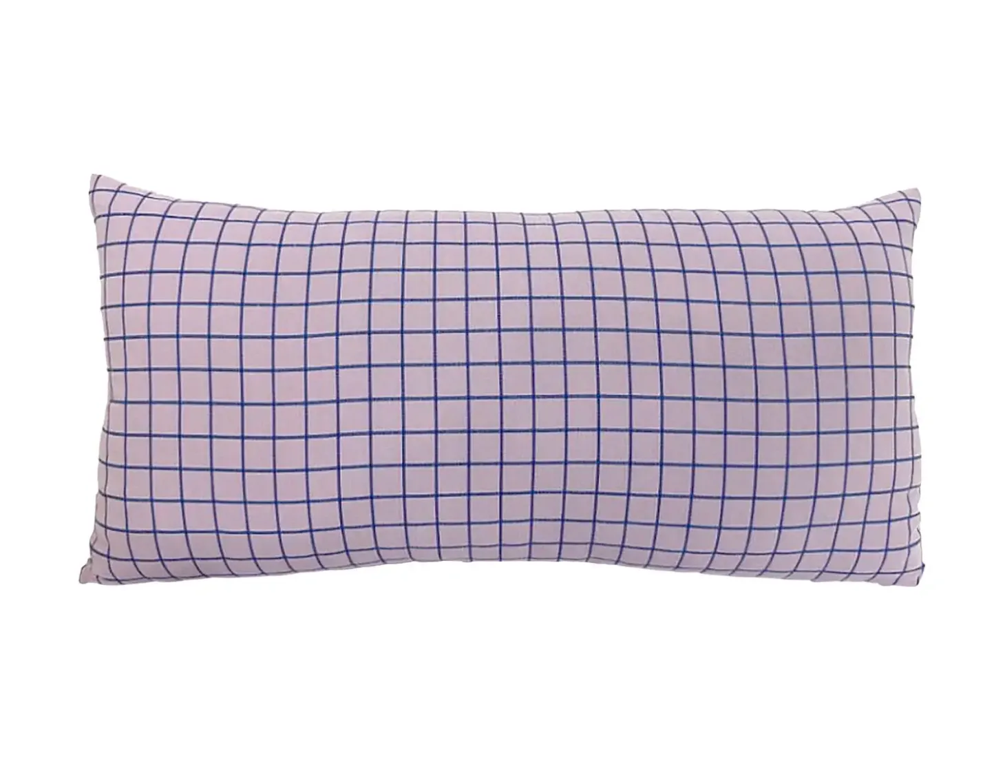 Present time - Cushion Cuadro rectangle soft purple w. dark blue