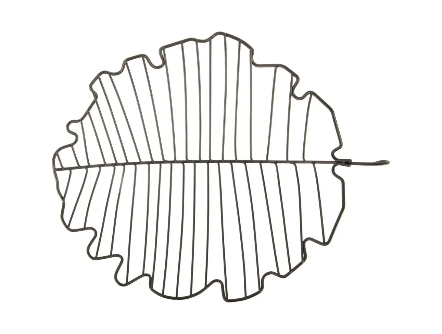 Present time - Fruit basket Leaf large iron black