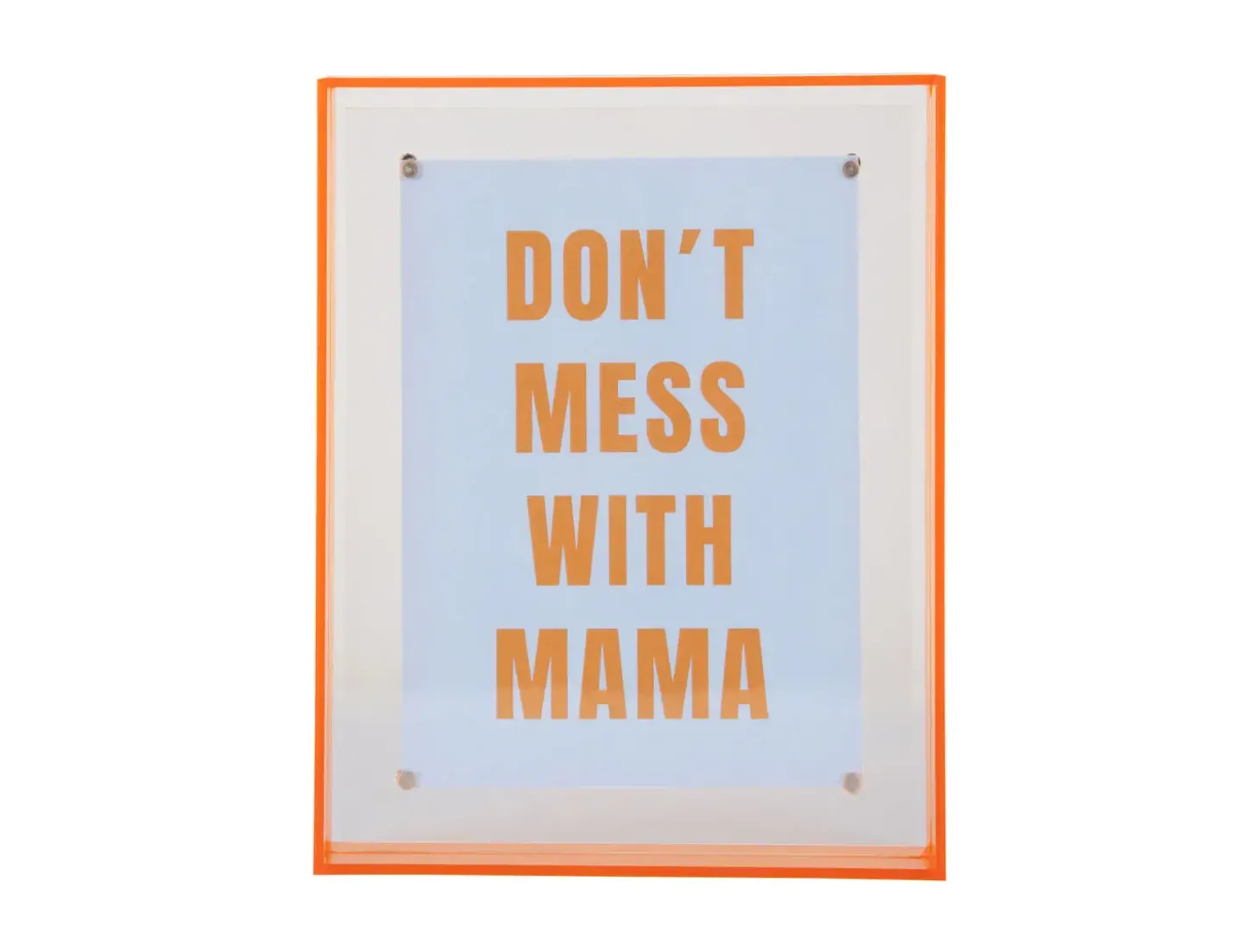 Present time - Photo frame Gayo Large acrylic bright orange