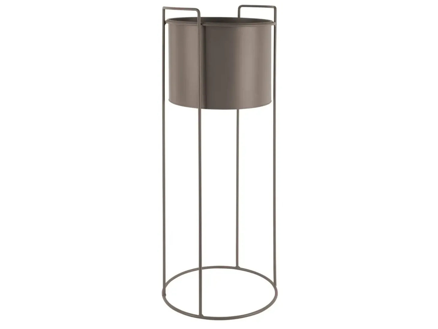 Present time - Plant pot set Essence round iron moss green