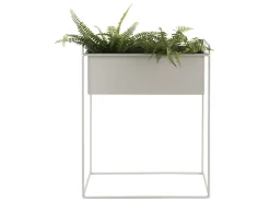 Present time - Plant pot set Essence straight iron warm grey