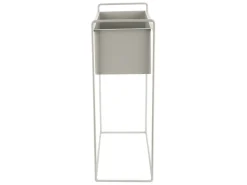 Present time - Plant pot set Essence straight iron warm grey